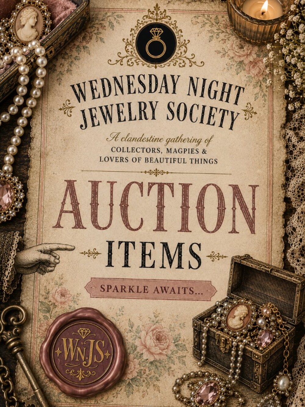The Wednesday Night Jewelry Society: Auction Item - Picture 1 of 1